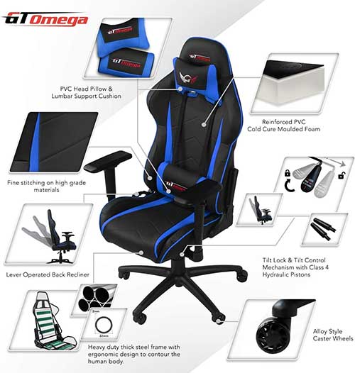 GT-OMEGA-PRO-Racing-Gaming-Chair Tower T17021 Family Size Air Fryer